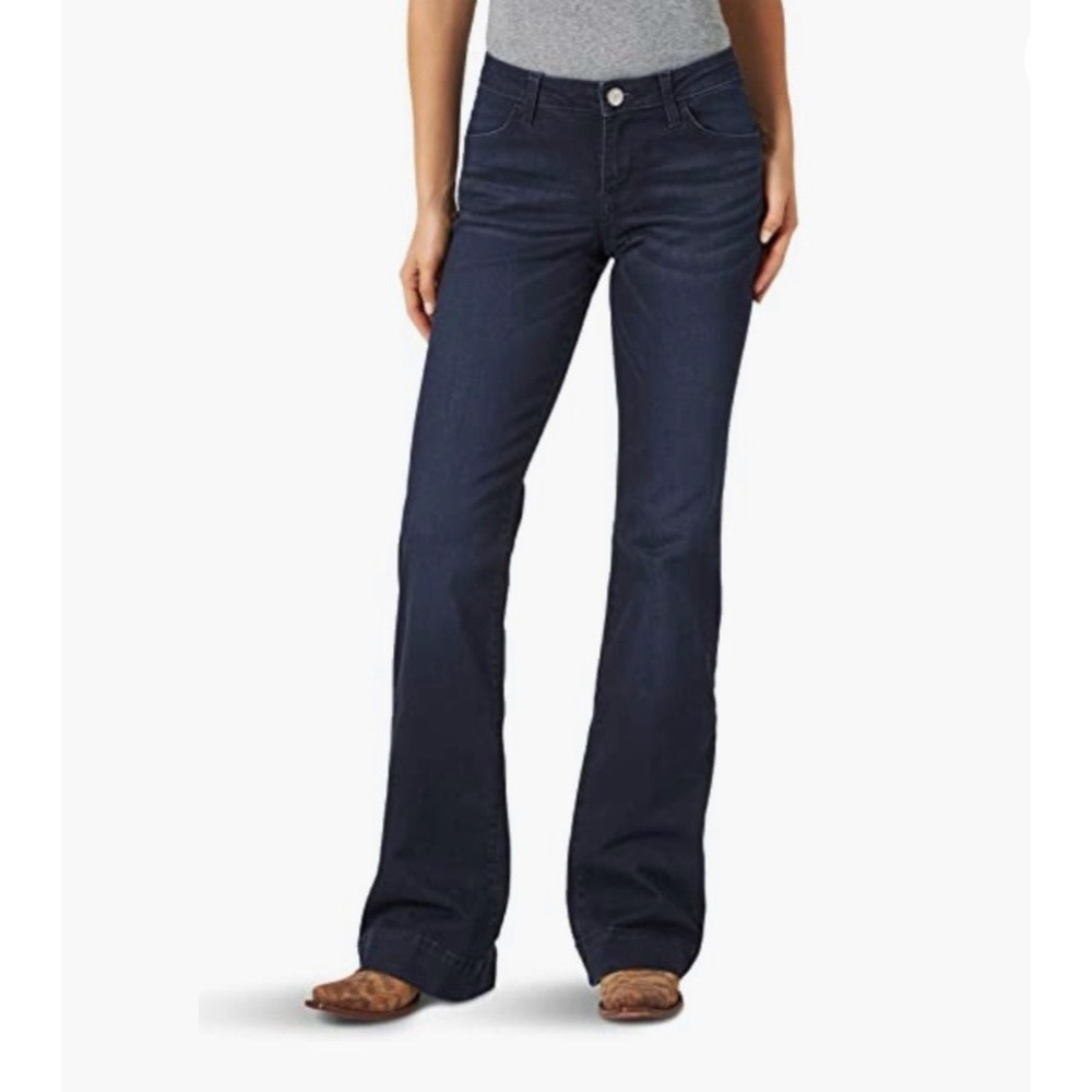 Wrangler Retro Mae Mid Rise Wide Leg Jean 19/20X34